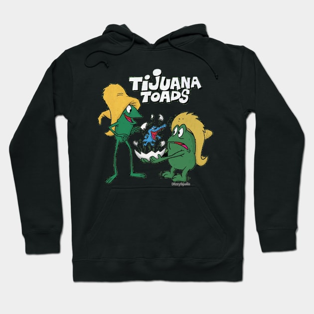 Just a Couple Toads Hoodie by DizzySpells Designs